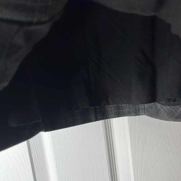 Anthropologie Cartonnier Ruched Knee Length Pencil Skirt, Black & Gray - size 2 - Picture 6 of 7